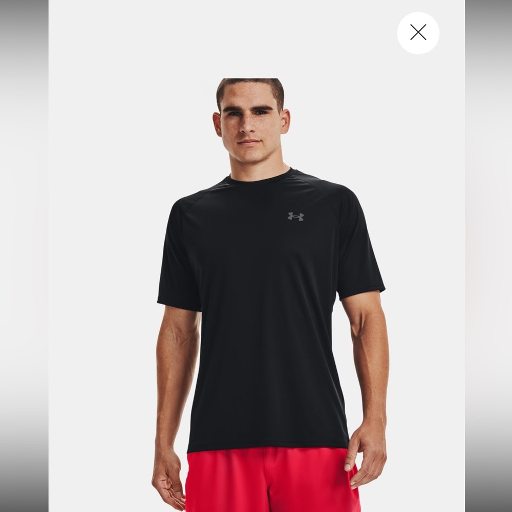 Under Armour Black Heat Gear T-Shirt, Men’s Sz Large